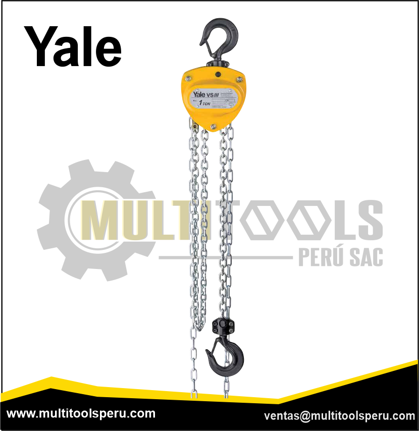 Sobretodo salir Portero Tecle Manual VS III- MARCA YALE – MultiTools Perú sac